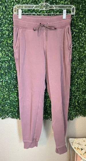 Lululemon Warm Down Joggers Size 4 Antique Bark thumbnail 1