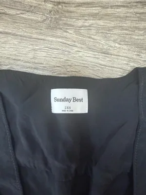 Aritzia Sunday best Mason black mini Dress size‎ 2xs thumbnail 4