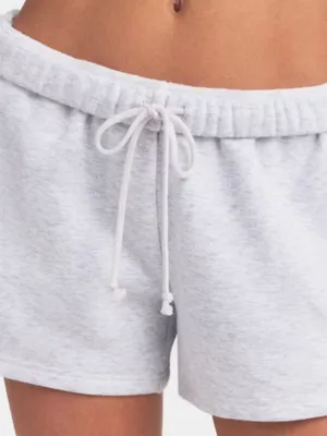 SKIMS Heather Gray Lounge Shorts thumbnail 2