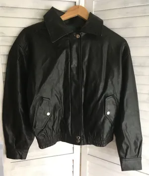 Black Bomber Jacket, Small thumbnail 2