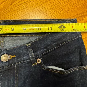 Levi's Jeans Womens 26 Classic‎ Boot Mid Rise Dark Wash Western Blue Denim thumbnail 8