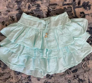 Blue Ruffle Skirt Size L thumbnail 1
