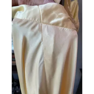 Ieena for Mac Duggal Twist Front Gown Yellow Womens Size 14 thumbnail 14