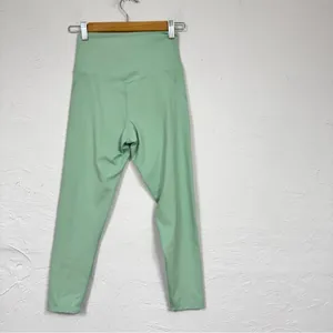 Girlfriend Collective Green High Rise Ankle Leggings Womens S Yoga Pants Gym thumbnail 6