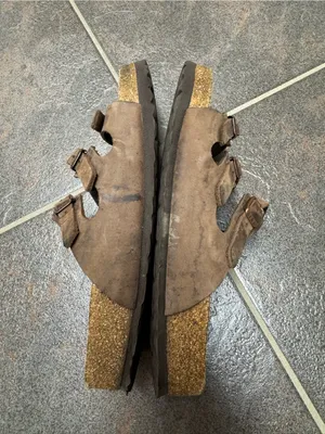 Birkenstock Florida Leather Footbed Buckle Sandals Comfort Dark Brown EU 40 US 9 thumbnail 9
