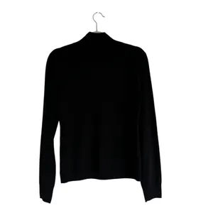 NWT J. Crew Carolyn Turtleneck in Merino Wool Fitted Sweater Black Size Small thumbnail 4
