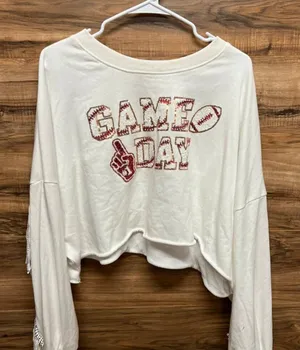 Peach Love‎ California medium game day top thumbnail 1