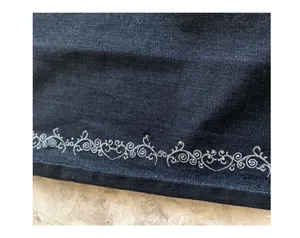 Embroidered dark wash jeans thumbnail 5