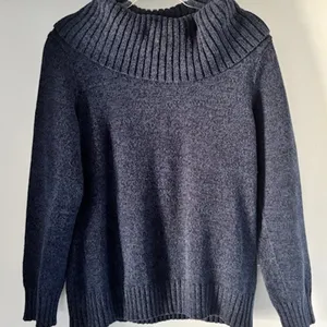 Lauren Ralph Lauren Women's XL Blue Cowl Neck Knit Sweater Long Sleeve Pullover thumbnail 3