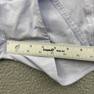 Lululemon Speed Up Shorts Mid Rise 4" Pastel Blue Athletic Athleisure Women's 4 thumbnail 7