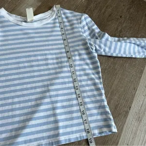H&M women’s stripped long sleeve tee size large thumbnail 7