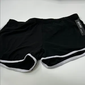 New Mix Black and White Women's Athletic Shorts thumbnail 9