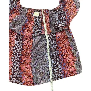‎Maeve Anthropologie Vallita Floral Blouse sz medium thumbnail 8