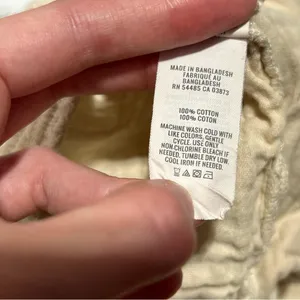 Aerie Cotton Gauze Pull On Shorts XL Beige Neutral Coastal Casual Summer Lounge thumbnail 5