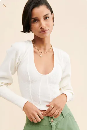 Free People Petra Fitted Top thumbnail 1