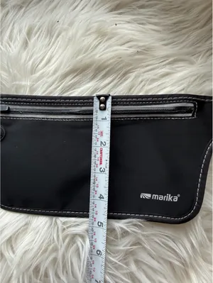 Marika Black Adjustable Waist Pack with Zipper Pocket thumbnail 3