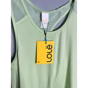 NWT Lole Fancy Tank Size Small Green Mesh Workout Top thumbnail 4