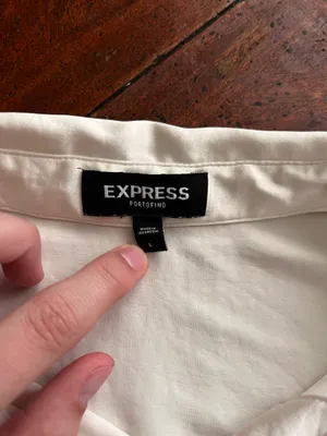 Express Ivory Blouse  thumbnail 2