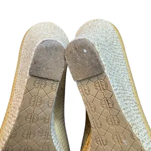 Lilly Pulitzer Shoes Womens Size 7 Beige Leather Peep Toe Espadrille Wedge Heels thumbnail 10