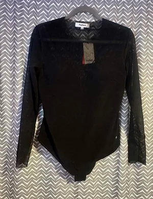NWT Popilush | Sheer Mesh Shapewear Bodysuit, size XL thumbnail 1
