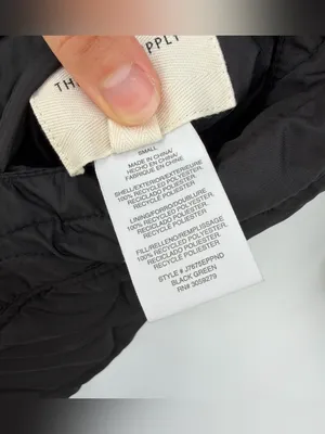 TREAD & SUPPLY Nixie Jacket Reversible Olive Green Black S thumbnail 8