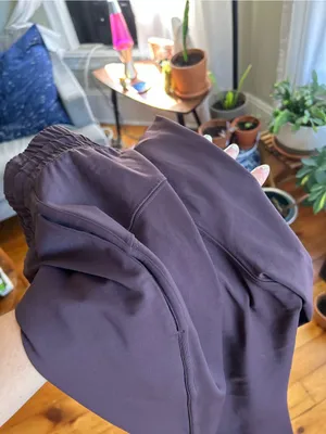 Lululemon women’s purple straight sweatpants 8 zip ankle thumbnail 7