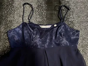 Womens medium Victoria's Secret Babydoll chemise/nightie/slip dress-navy blue thumbnail 7