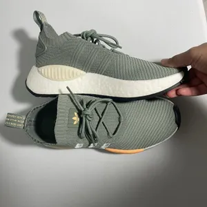 Adidas Women's Athletic Shoes NMD_W1 'Silver Green Acid Orange' 2023 Size 9 thumbnail 8