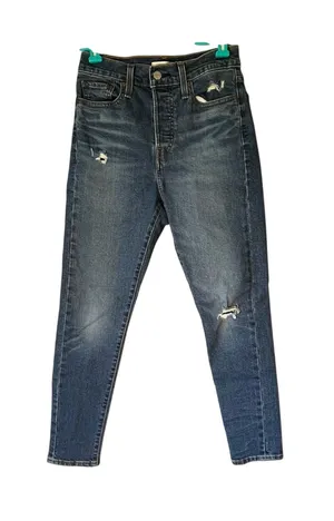 Levi Strauss & Co Distressed Wedgie Skinny Jean Size 26 thumbnail 1