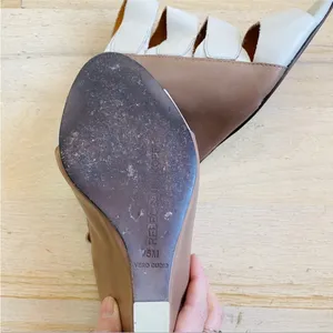 Rebecca Minkoff wedge strappy leather sandal thumbnail 5