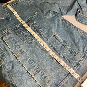 Vintage Old Navy Denim Jean Jacket 90s Y2K Unisex XL thumbnail 10