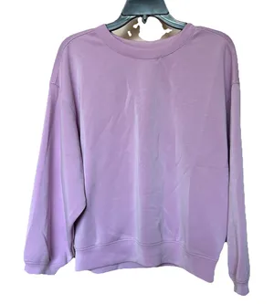 The Greii Sweatshirt Women’s Med Purple Baggy Boxy Oversized Minimalist Pastel thumbnail 1
