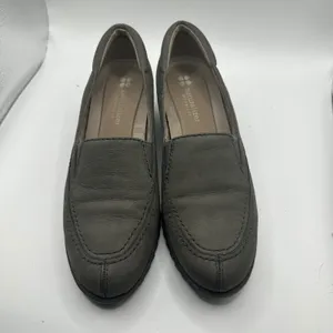 Naturalizer N5 Contour Womens 8M Grey Leather Slip On Wedge Loafers Shoes thumbnail 3
