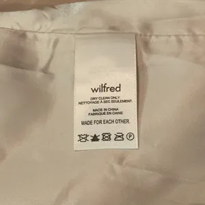 New w/tags Aritzia WILFRED Flores Oversized Relaxed Blazer S Heather Oat Beige thumbnail 4