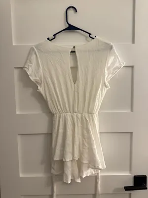 Altar'd State white romper thumbnail 2