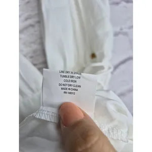 ​NWT Selfie Leslie Come Alive String Detail Deep V-Neck Mini Dress White M AU 10 thumbnail 8