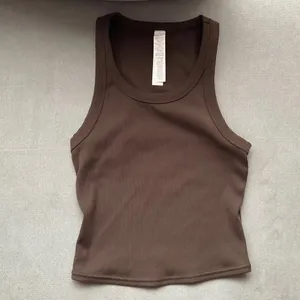 Alo Yoga Goddess Ribbed Go-To Tank Expresso S thumbnail 2