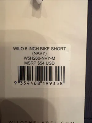 Wilo Two‑Piece Athletic Set – NWT, Sports Bra (L) + Shorts (M) thumbnail 3