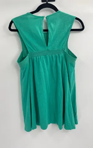 Anthropologie Akemi + Kin Green Boho Sleeveless Cami Peasant Top Size Small thumbnail 7