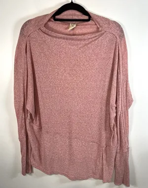 We The Free Shirt Womens‎ S Pink Londontown Sweater Oversized Tunic Boho Casual thumbnail 1