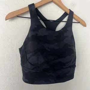 Lululemon wunder train long line bra crop top camo 12 thumbnail 6