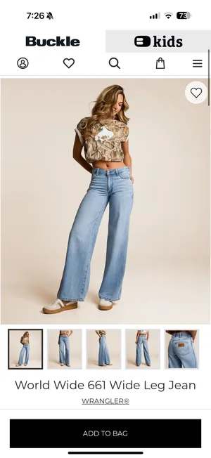 Wrangler Brand New World Wide Jeans thumbnail 2