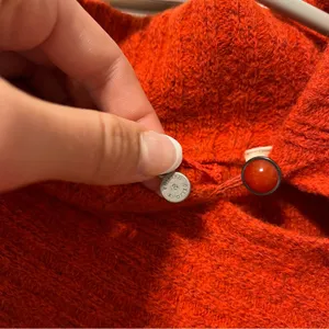 Anthropologie Knitted & Knotted Red Wool Blend Sweater thumbnail 6
