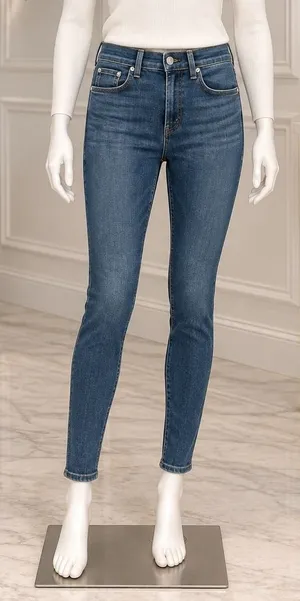 Rag & Bone Womens Skinny Jeans Eddy Blue Shadow Pocket Size 26 thumbnail 1