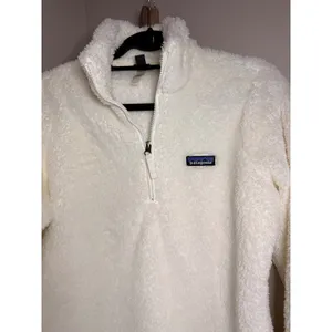 Patagonia Los Gatos 1/4 Zip Fleece Pullover Birch White 25235 Women Medium thumbnail 3