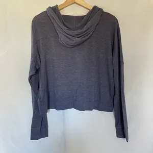 Mossimo Supply Co. indigo lightweight hooded sweater hoodie women's‎ size M thumbnail 8