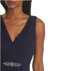 Eliza J Crystal Detail High-Low Gown thumbnail 8