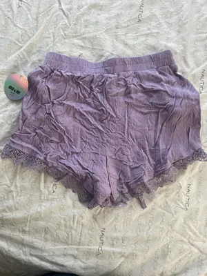 Women Shorts Size Medium Purple thumbnail 2