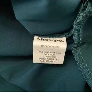 Showpo.‎ Emerald Green Satin Midi Ruched Skirt Size 16 NWT thumbnail 4