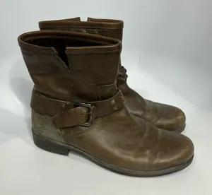Ecco‎ leather boots moto boots size 39 thumbnail 1
